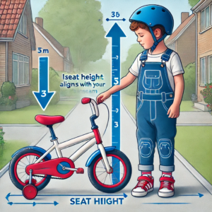 child bike height